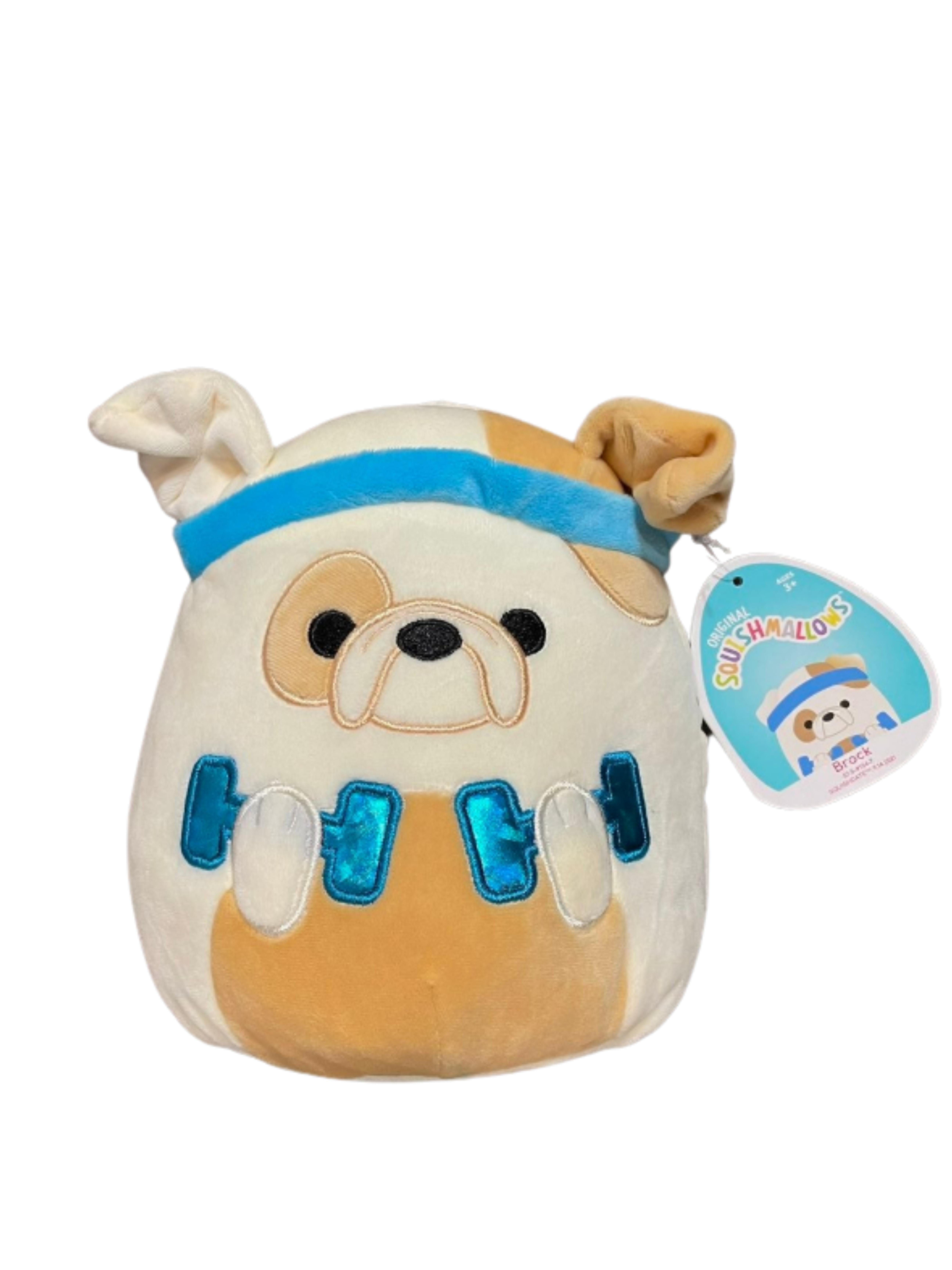 Squishmallows Brock the Bulldog 8 inch Plush Toy for sale online 