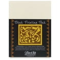 thumbnail image 2 of Black Ink Block Printing Pack - 9" x 12", Unbleached Mulberry, 25 Sheets, 2 of 2