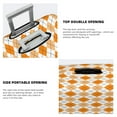 thumbnail image 3 of Uemuo Orange argyle Printed Washable Luggage Cover - Fashion Suitcase Protector Fits 18-32 Inch Luggage-Large, 3 of 7