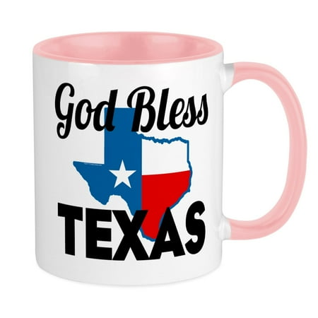 

CafePress - God Bless Texas Mugs - Ceramic Coffee Tea Novelty Mug Cup 11 oz