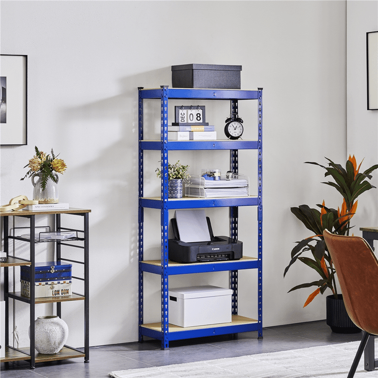 Alden Design 5-Shelf Boltless & Adjustable Steel Storage Shelf