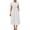 White, variant on YuXingFu Cotton Dresses for Women Midi Maxi Crew Neck Plus Size Womens Dress Short Sleeve for Vacation Long Casual Summer White S