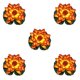 thumbnail image 3 of Loto artificial Decorativo Advancent Simulación vívida color Rojo claro, 3 of 6