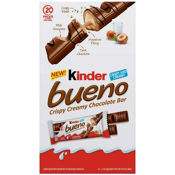 Kinder Bueno Bars 1.5 Ounce (20 Count)