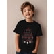 thumbnail image 1 of Halloween T-shirt - Kids' Gothic Halloween T-Shirt - Black Tee with Red & White Skulls, Spooky Christmas Tree-like Graphic - Soft Round Neck Shirt for Boys & Girls, Halloween Costumes, 1 of 6