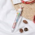 thumbnail image 2 of Dsscvnef Christmas Cute Cartoon Christmas 6 Color or 10 Color Ballpoint Pen Multicolor Pen Pen Stationery 10ml Pens Retractable Metal Ink Pens Refillable, 2 of 4
