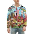 thumbnail image 2 of Phineas And Ferb Zip Up Hoodies Unisex Realistic 3D Print Sweatshirt Long Sleeve Hooded Jacket Coat 4XL, 2 of 8
