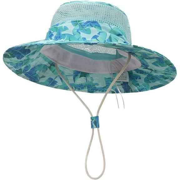 Kids Sun Hat for Boys Girls UPF 50  UV Toddler Sun Protection with Neck Flap Adjustable Large Brim Beach Fishing Hat,  Ages 3-12 