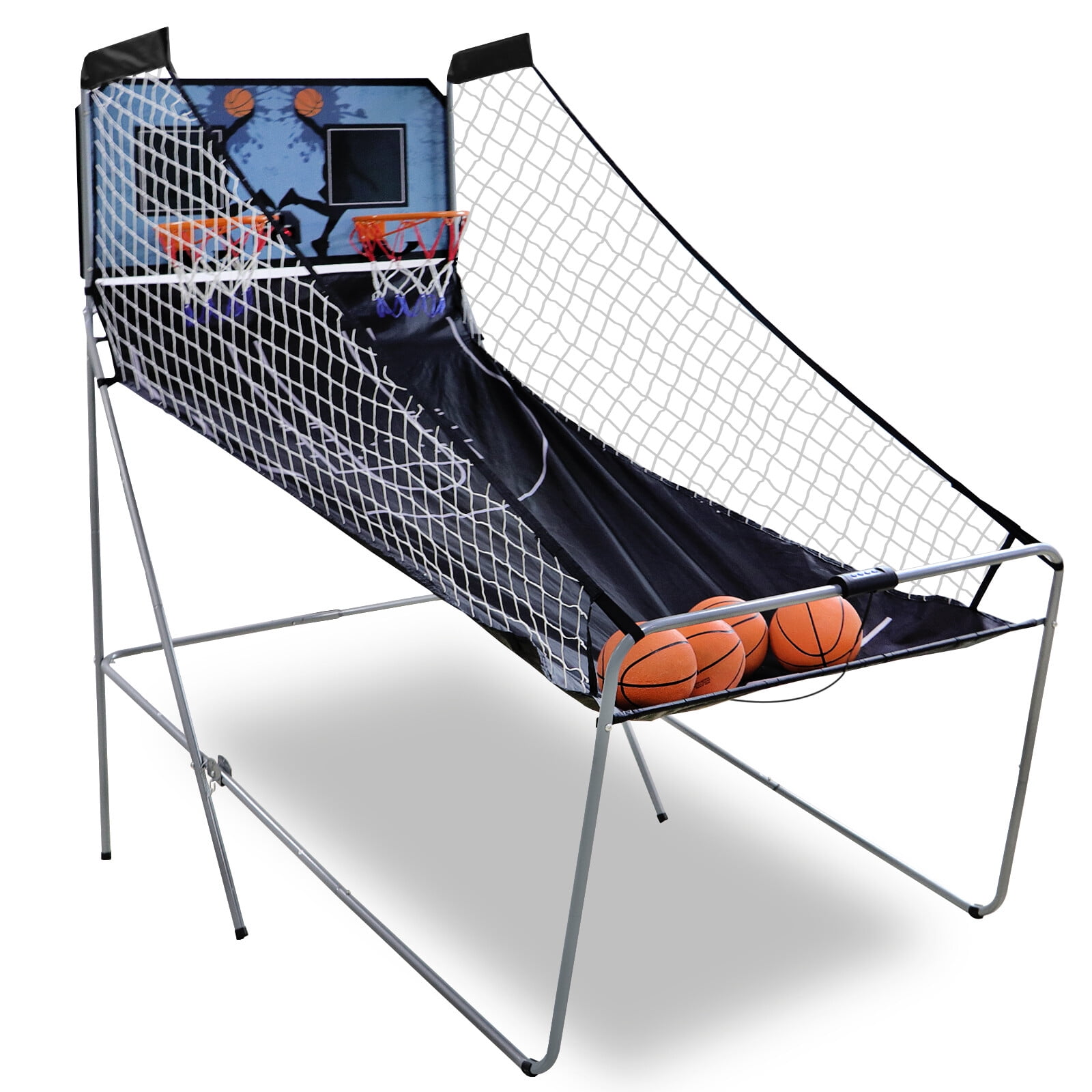 Arcade Basketball Hoop with Ball and Pump Family Game Room Indoor Outdoor 