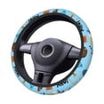thumbnail image 6 of Lsque Animal Pirate Ultra Soft Car Steering Wheel Cover for Women, Standard 15 inch Size for Truck Van SUV Auto, 6 of 8