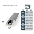 thumbnail image 5 of Graphite - Alloy Scoop Samsung Frame Bezel, 5 of 10