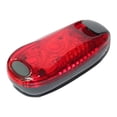 thumbnail image 3 of relayinert Waterproof LED Warning Light Portable Warning Light Multifunctional Night Cycling Lamp ABS Bike Taillight Red 1Set, 3 of 6