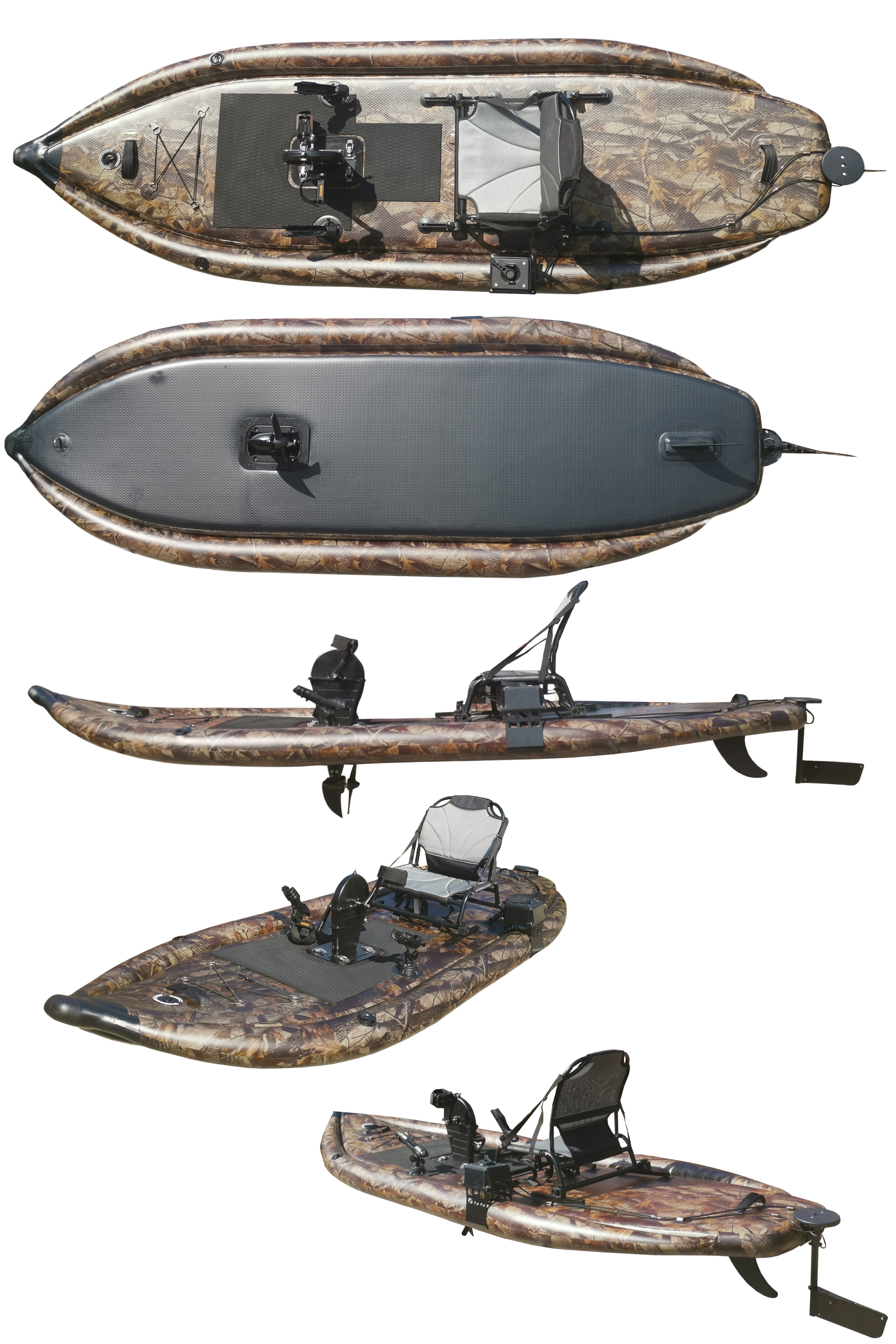 Waimea Bay Kingfisher 11' Pedal Drive - Durable Fishing Platform With 430lb Capacity