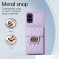 thumbnail image 5 of Phone Case for Samsung Galaxy S20 Plus S20+ 5G Wallet Cover with Credit Card Holder Crossbody Strap Long Lanyard Leather Cell Accessories S20+5G S20plus 20S + S2O S 20 20+ G5 Women Girl Purple, 5 of 15