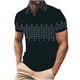 thumbnail image 2 of pstuiky camisetas de hombre, Camisa informal de verano con solapa y botones de color liso para hombre ropa de hombre l, 2 of 8