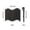 Black, variant on Plastic Garden Fence, 20 Panels with 10 Stakes, Landscape Edging Border, Decorative Picket Fence for Flower Beds, Lawn, Yard
