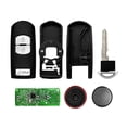 thumbnail image 6 of Wholesalekey Replacement for 2016 - 2020 Mazda WAZSKE13D02 4 Buttons Remote Key Fob 315MHz,2 Pack, 6 of 6