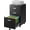 Black, variant on DEVAISE 3 Drawer Wood Mobile File Cabinet, Rolling Filing Cabinet for Letter/A4 Size, Printer Stand for Home Office, Black