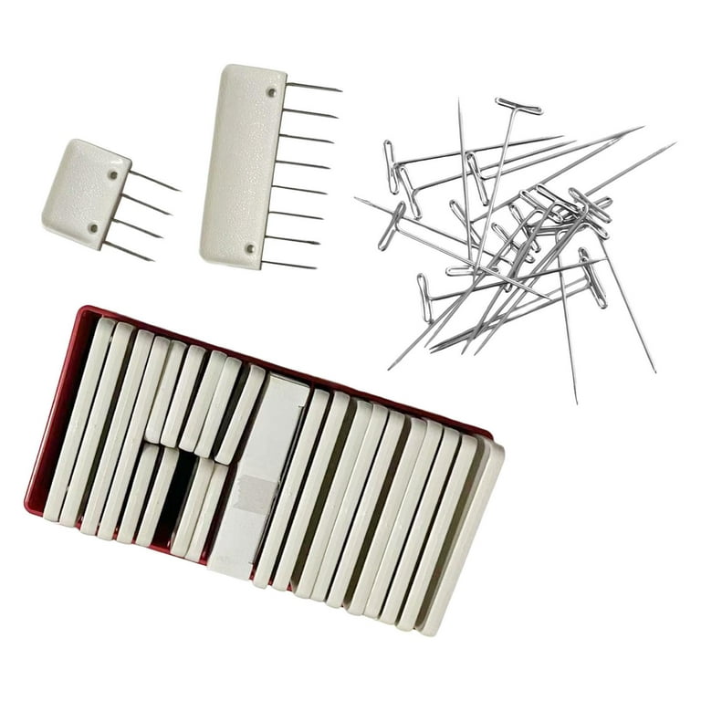 Blocking Combs Pins Crochet T Pins Modelling Tool Accessory Crafts Stitch  Markers DIY Blocking Pins for Knitting Handmade Projects Macrame