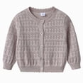 thumbnail image 2 of UAYOTSE Girls' 2T 3T 4T 5T 7T Cardigan Toddler Long Sleeve Sweater School Uniforms Sweater Button Up Knit Jacket,Sizes 4-5 Years, 2 of 6