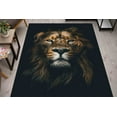 thumbnail image 2 of Lion Rug, Lion Lover Gift Rugs, Man Cave Rug, Animal Rugs, Step Rug, Anti-Slip Carpet, Indoor Rug, Small Rug, Classic Rug, Custom Rug, 2'x3' - 60x90 cm, 2 of 8