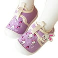 thumbnail image 4 of Dmsael Sock Shoes Toddler Baby Shoes Infant Boy Girl First Walker Shoes Toddler Walking Shoes Lightweight Non-Slip Sneakers Purple,9, 4 of 6