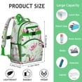 thumbnail image 6 of Vibrant Colorful Boho Waterproof Backpack - Breathable Commuter Bag for Students, 6 of 6