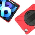 thumbnail image 5 of KIQ iPad Air 10.9 Pro 11 1st 2nd 3rd Gen Case, Heavy Duty Shield Hand/Palm Grip Strap Shoulder Strap Sling for Apple iPad Air 4 / 5 Pro 11 2018/2020/2021 [Shield Red], 5 of 9