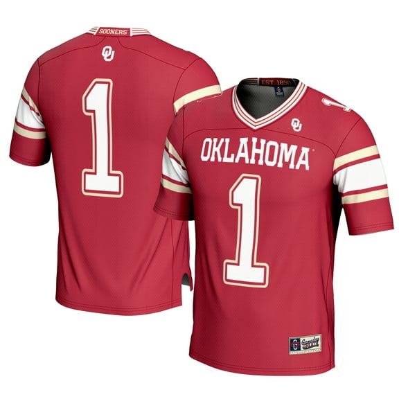 Youth GameDay Greats #1 Crimson Oklahoma Sooners Football Jersey