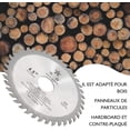 thumbnail image 3 of Hoja de sierra circular Dinheiro de 115 mm con 40 dientes, disco de amoladora de 115 mm para cortar madera, disco de corte de madera para amoladora angular, diámetro interior de 22,2 mm (estilo 1), 3 of 5