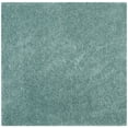 thumbnail image 3 of SAFAVIEH Lavena Solid Plush Shag Area Rug, Seafoam, 6'7" x 6'7" Square, 3 of 7