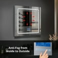 thumbnail image 6 of Lexora LC3632LEDM 32 x 36 in. Caldona LED Mirror with Defogger, 6 of 6