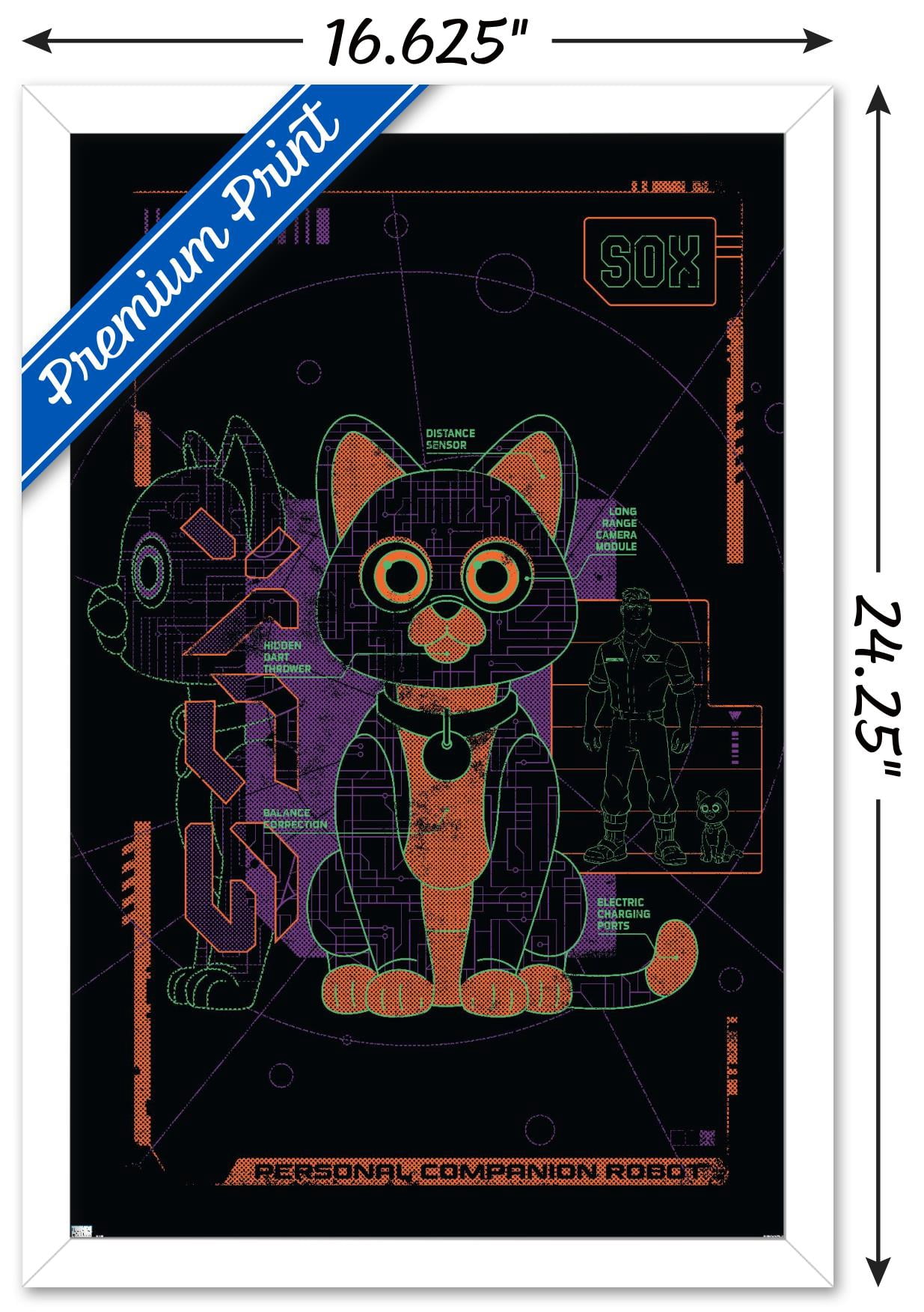 Disney Pixar Lightyear - Sox Wall Poster, 14.725" x 22.375" Framed