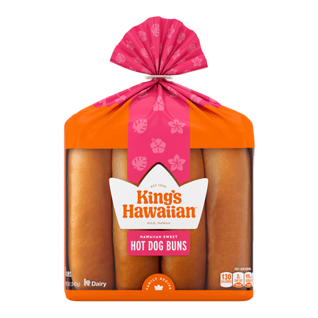 King's Hawaiian Sweet Hot Dog Buns