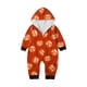 thumbnail image 2 of Family Halloween Pjs Matching Sets Halloween Print Long Sleeve Zippered One Piece Pajama Hooded Jumpsuit Winter Halloween Pjs Family Set, 2 of 4