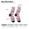 thumbnail image 2 of KLL Rose Flowers Print Cool Socks Men's Women's Crew Socks Funny Crazy Novelty Stockings, 2 of 6