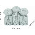 thumbnail image 4 of SEEK RARE Mini Monk Buddha Statue Green Sandstone Statues Zen Monk Praying Statue Sculptures for Wealth Good Luck Feng Shui Decor Home Fish Tank Aquarium Garden (Style 2), 4 of 8