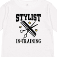 thumbnail image 4 of Inktastic Stylist in Training Girls Salon Girls Long Sleeve Toddler T-Shirt, 4 of 5