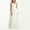 White, variant on Floral Wedding Guess Dress for Women Long Lace Formal Sleeveless A Line Dress Slim Fit Prom Ruched Square Neck Elegant Dresses