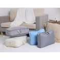 thumbnail image 5 of Unique Bargains 1 Pack Clothes Storage Bags Moving Bags Blue 15.5*12*4.5in, 5 of 8