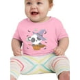 thumbnail image 1 of Cute Baby Panda In Basket T-Shirt Infant -Image by Shutterstock,  12 Months, 1 of 4