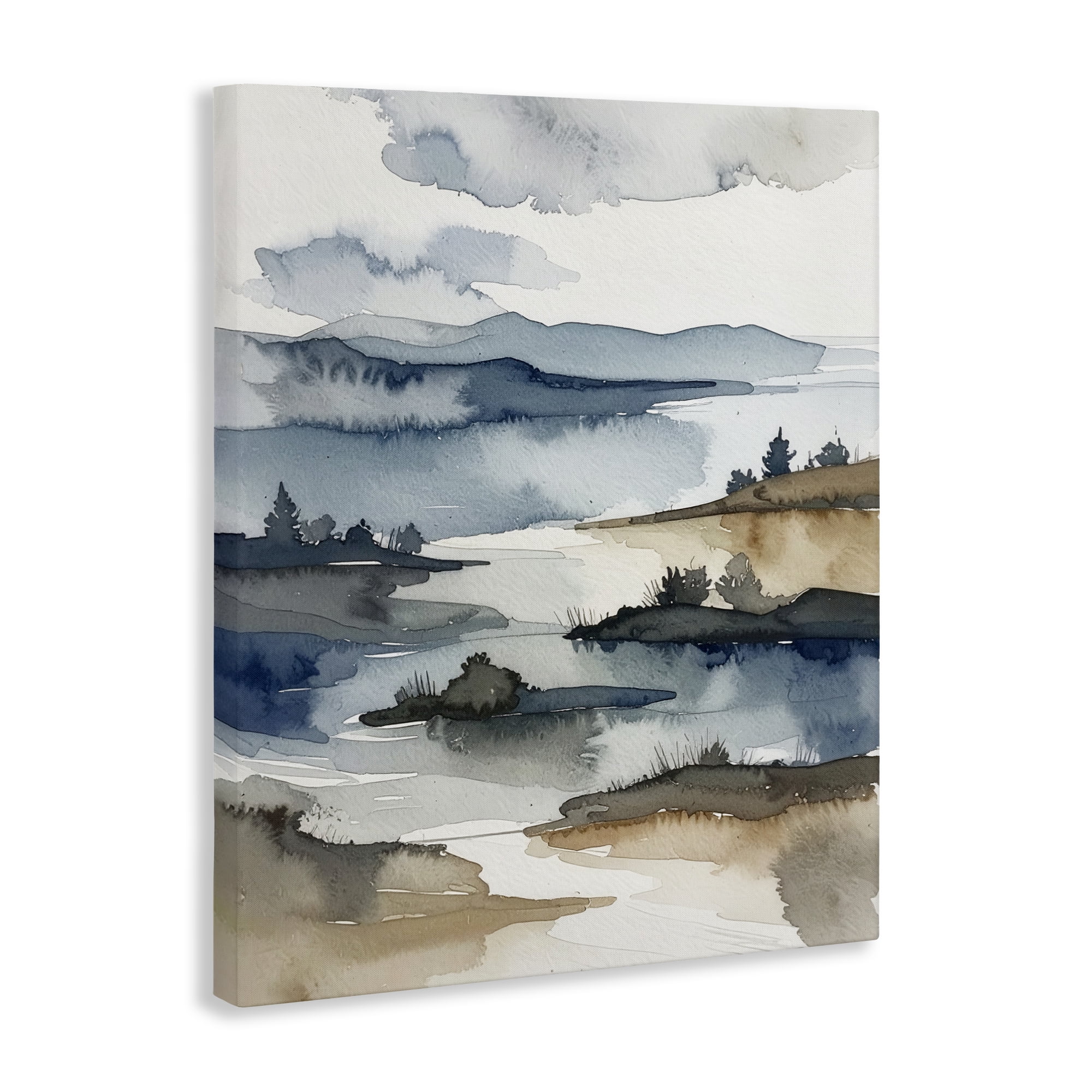 Stupell Industries The Flow Of Water Canvas Wall Art, design by Alonza Saunders