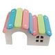 thumbnail image 1 of Casa para hámster, escondite resistente y colorido, casa escondite para animales pequeños para ratones hámster, pequeños animales peludos, casa pequeña, casa arcoíris, 1 of 5