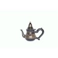thumbnail image 1 of Wally Decor 6741 Handmade Brass Teapot with Rubber Handle & Black, 1 of 1