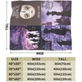 thumbnail image 2 of Flannel Blanket The Birthday Rock Massacre Band Throws Blankets Super Soft Fleece Air Conditioning Blankets for All Season 80"x60", 2 of 9