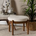 thumbnail image 6 of Baxton Studio Iliana Japandi Cream Boucle Fabric and Walnut Brown Finished Rubberwood Ottoman Footstool, 6 of 8