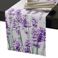 thumbnail image 2 of New Tablecloth Flag Lavender Plant Flowers Table Runner Shoes Cabinet Cover Cloth Linen Bed Runner Table Cloth, 2 of 5