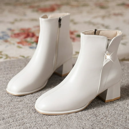 

Gubotare Women S Snow Boots Winter Latest Nice Design Trend Fashion Bowknot Ladies Boots White 7