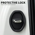 thumbnail image 5 of 4pc Car Door Protective Cover, Silicone Shock-Absorbing Cushion, Prevents Scratches And Noise, Easy To Install, Fits Most Vehicle Models (Black), 5 of 6