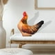thumbnail image 1 of Peluche de simulación de animal, juguete de peluche, decoración del hogar, único, realista, cómodo, cojín de peluche para adolescentes y adultos. Gallina, 1 of 10